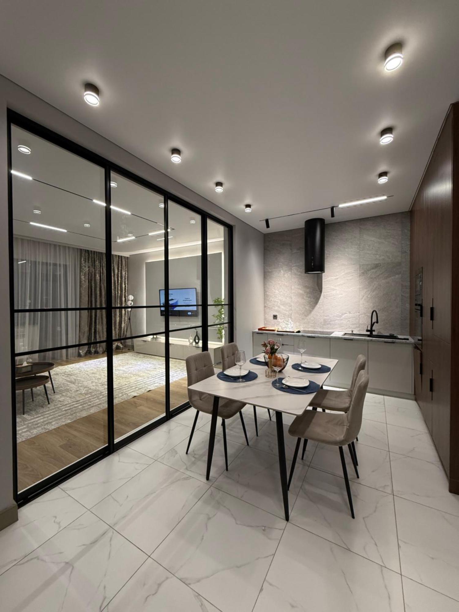 двухкомнатная с роскошным видом на Exclusive Apartment *